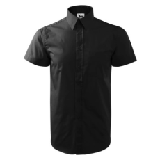 Malfini ADL207 CHIC Rövid ujjú férfi ing (fekete, XL) Malfini