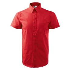Malfini ADL207 CHIC Rövid ujjú férfi ing (piros, XL) Malfini