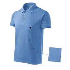 Malfini ADL212 COTTON Galléros férfi póló (égszínkék, XL) Malfini