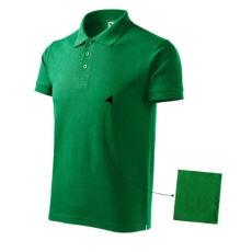 Malfini ADL212 COTTON Galléros férfi póló (fűzöld, L) Malfini