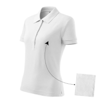 Malfini ADL213 COTTON Galléros női póló (fehér, M) Malfini munkaruha