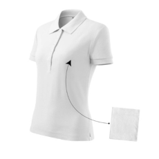 Malfini ADL213 COTTON Galléros női póló (fehér, XS) Malfini