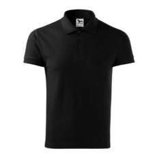 Malfini ADL215 COTTON HEAVY Galléros férfi póló (fekete, S) Malfini
