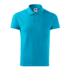 Malfini ADL215 COTTON HEAVY Galléros férfi póló (türkiz, S) Malfini