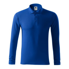 Malfini ADL221 PIQUE Galléros hosszú ujjú férfi póló (királykék, 3XL) Malfini