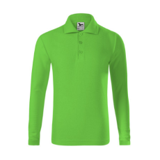 Malfini ADL241 PIQUE Hosszú ujjú gyerek póló (almazöld, 158 cm/12 éves) Malfini