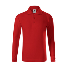 Malfini ADL241 PIQUE Hosszú ujjú gyerek póló (piros, 158 cm/12 éves) Malfini