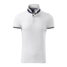 Malfini ADL256 COLLAR UP Galléros férfi póló (fehér, XL) Malfini