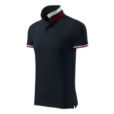 Malfini ADL256 COLLAR UP Galléros férfi póló (szürkéskék, L) Malfini
