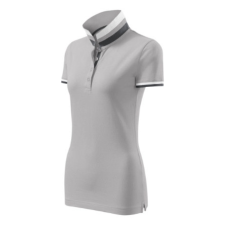 Malfini ADL257 COLLAR UP Galléros női póló (ezüst, XS) Malfini munkaruha