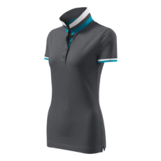 Malfini ADL257 COLLAR UP Galléros női póló (világos antracit, XL) Malfini