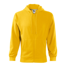 Malfini ADL410 TRENDY ZIPPER Cipzáros férfi pulóver (sárga, M) Malfini munkaruha