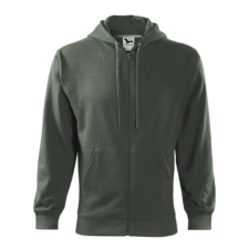 Malfini ADL410 TRENDY ZIPPER Cipzáros férfi pulóver (sötét palakő, M) Malfini munkaruha