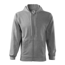 Malfini ADL410 TRENDY ZIPPER Cipzáros férfi pulóver (sötétszürke, 3XL) Malfini
