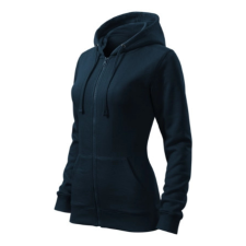 Malfini ADL411 TRENDY ZIPPER Cipzáros női pulóver (tengerkék, L) Malfini női pulóver, kardigán
