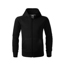 Malfini ADL412 TRENDY ZIPPER Cipzáros gyerek pulóver (fekete, 122 cm/6 éves) Malfini munkaruha