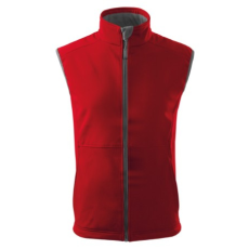 Malfini ADL517 VISION Férfi softshell mellény (piros, M) Malfini