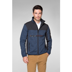 Malfini ADL550 CASUAL Softshell dzseki (melange kék, M) Malfini