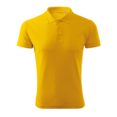 Malfini ADLF03 PIQUE FREE Galléros Férfi póló (sárga, XL) Malfini