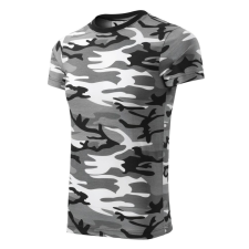 Malfini Camouflage póló unisex szürke terepszín L munkaruha