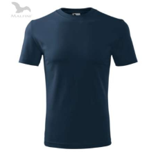 Malfini Classic New pamut póló unisex tengerészkék M férfi póló