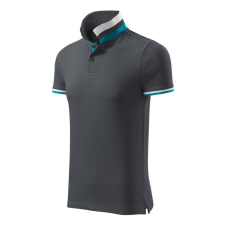 Malfini Collar Up galléros póló férfi light anthracite 2XL munkaruha
