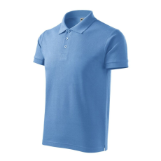 Malfini Cotton galléros póló férfi égszínkék 2XL