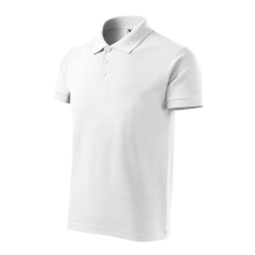 Malfini Cotton galléros póló férfi fehér 3XL