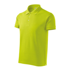 Malfini Cotton galléros póló férfi lime XL