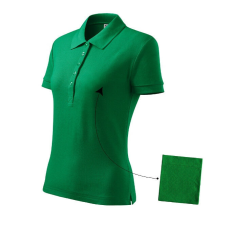 Malfini Cotton galléros póló női fűzöld 2XL