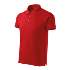 Malfini Cotton Heavy galléros póló férfi piros M
