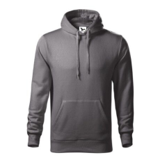 Malfini Férfi kapucnis pulóver, Cape 413, Malfini Grey 3XL