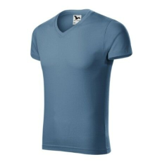 Malfini Férfi póló, Slim Fit V-nyakú 146, Malfini Denim 3XL