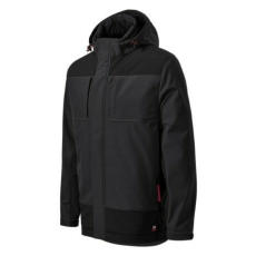 Malfini Férfi téli softshell kabát, Vertex W55, Malfini L Ebony Grey