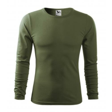 Malfini Fit-T LS 119 hosszú ujjú vékony felső khaki színben