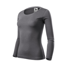 Malfini Fit-T LS póló női acélszürke 2XL munkaruha