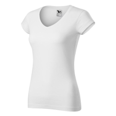 Malfini Fit V-neck póló női fehér 2XL