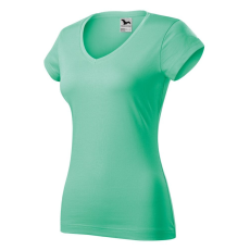 Malfini Fit V-neck póló női menta XL