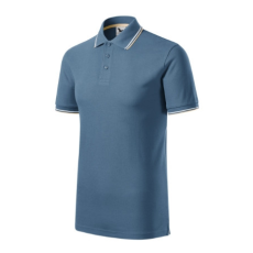 Malfini Galléros póló férfi Focus 232 farmerkék 3XL méret