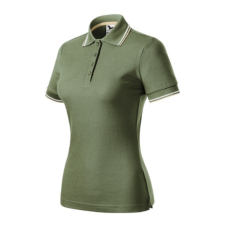 Malfini Galléros póló női Focus 233 khaki 2XL méret munkaruha