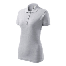 Malfini Galléros póló női Pique Polo 210 világosszürke melírozott 2XL méret