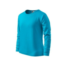 Malfini Gyerek póló, Fit-T LS 121, Malfini Turquoise 122 cm/6 év gyerek póló