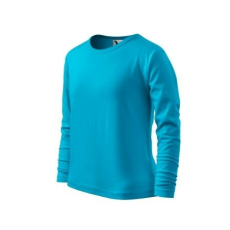 Malfini Gyerek póló, Fit-T LS 121, Malfini Turquoise 146 cm/10 év