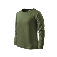 Malfini Gyermek póló, Fit-T LS 121, Malfini Khaki 110 cm/4 év gyerek póló