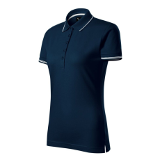 Malfini Perfection plain galléros póló női tengerészkék 2XL