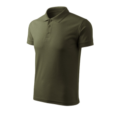 Malfini Pique Polo Free galléros póló férfi military L