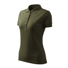 Malfini Pique Polo Free galléros póló női military XL