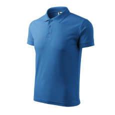 Malfini Pique Polo galléros póló férfi azúrkék 2XL