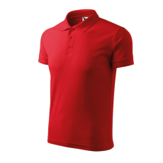 Malfini Pique Polo galléros póló férfi piros XL