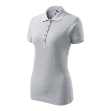 Malfini Pique Polo galléros póló női világosszürke melírozott 2XL munkaruha